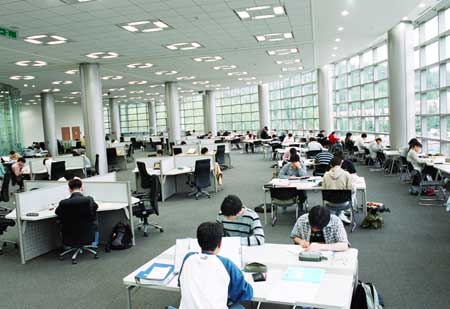 thư-viện-truong-dai-hoc-Kookmin-han-quoc