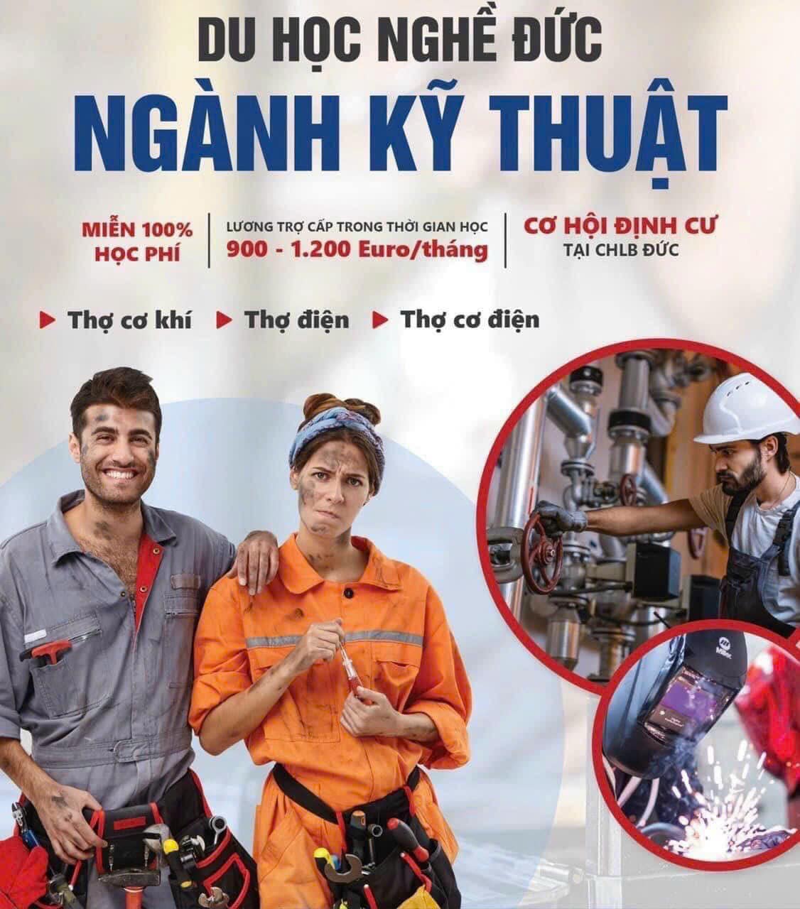 DU HỌC NGHỀ ĐỨC CÁC NGÀNH KỸ THUẬT