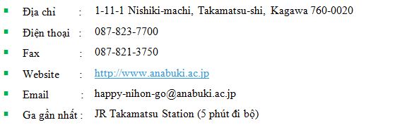 thong tin co ban hoc vien nhat ngu anabuki