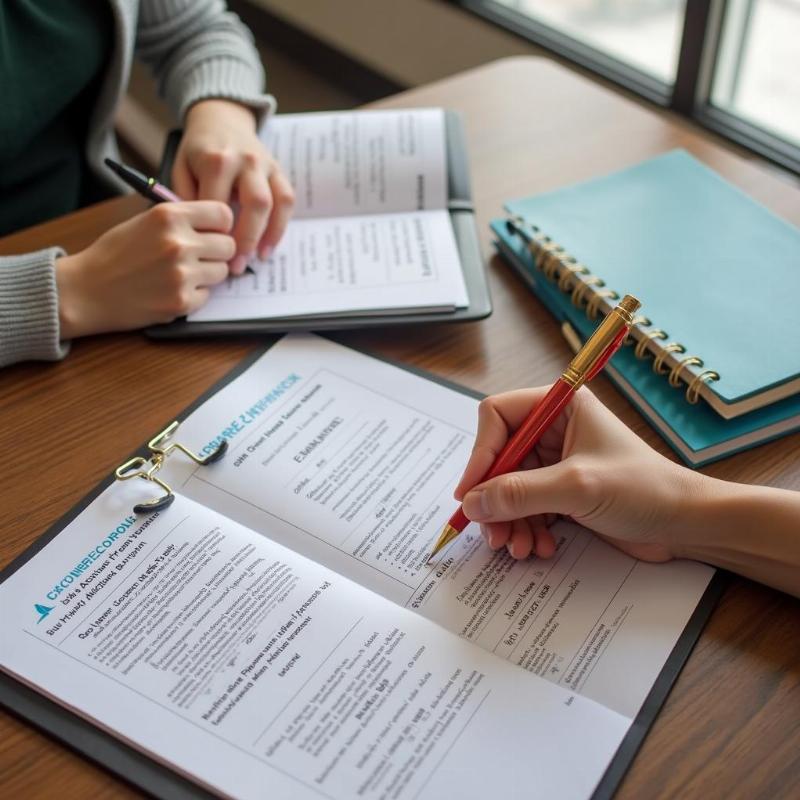 Chuẩn bị hồ sơ du học Hàn Quốc đòi hỏi sự tỉ mỉ, bao gồm dịch thuật, công chứng các giấy tờ cá nhân và học tập.